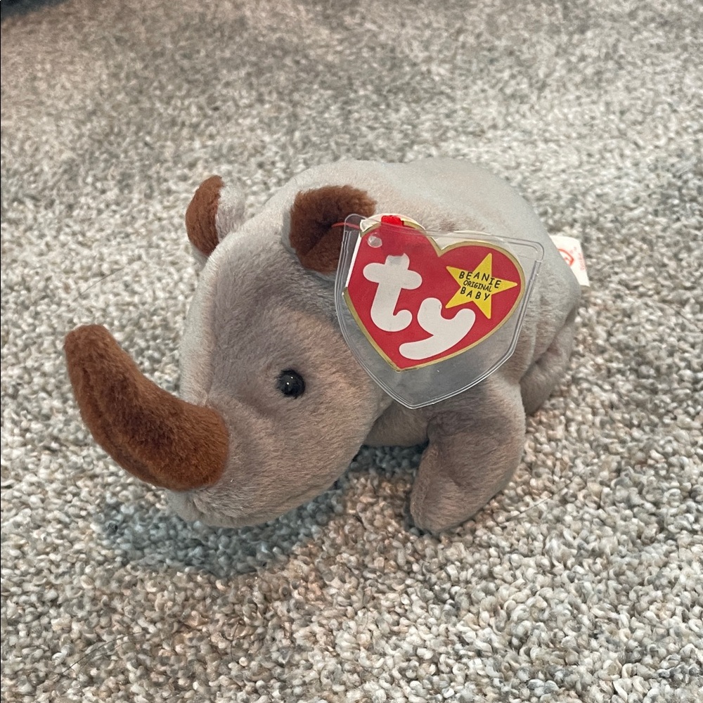 Ty Beanie Baby “Spike” the Rhino